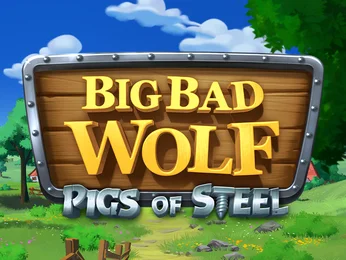 Dive into the futuristic twist of Big Bad Wolf: Pigs of Steel by Quickspin, featuring dynamic visuals with a sci-fi take on the beloved fairy tale. See the three little pigs and the big bad wolf in a new light, featuring mechanical gadgets, neon lights, and steel towers. Perfect for players interested in sci-fi slots with engaging features and the chance for big wins.
