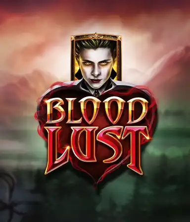 A dark and seductive view of the Blood Lust slot by ELK Studios, featuring gothic vampire symbols and a haunting castle backdrop. This image captures the slot's eerie charm, enhanced by its distinctive features, attractive for those interested in dark, supernatural themes.