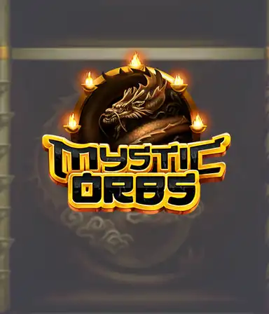 The mystical game interface of Mystic Orbs slot by ELK Studios, featuring ancient symbols and glowing orbs. The image highlights the game's magical aesthetic and its rich, detailed graphics, making it an enticing choice for players. Each orb and symbol is meticulously crafted, enhancing the overall mystical experience.